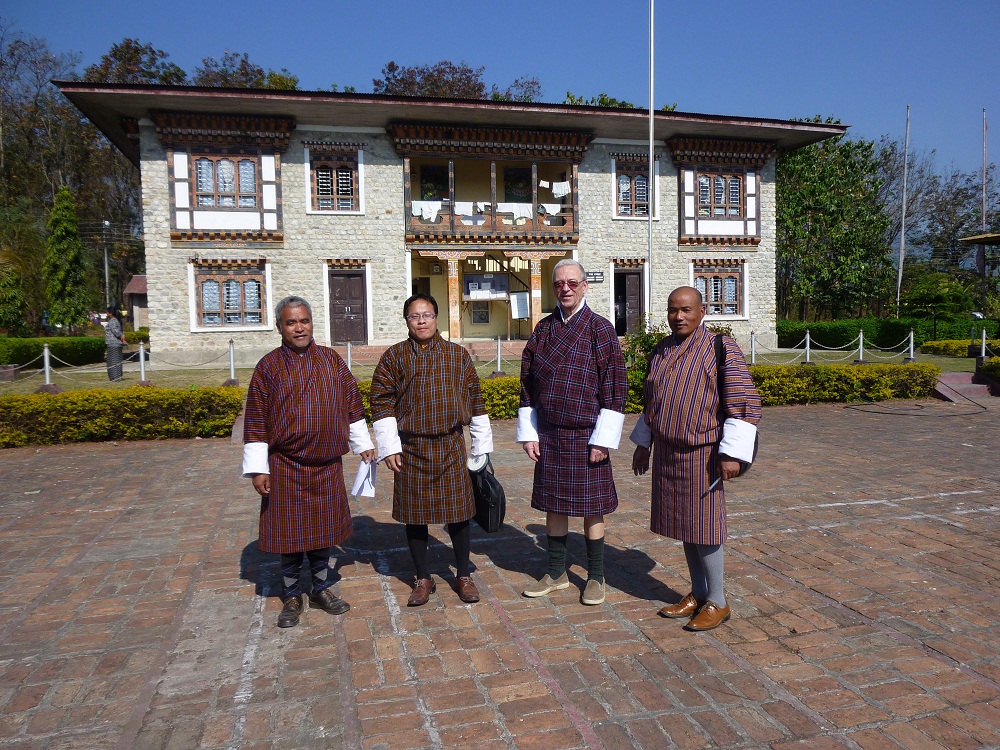 photo: Tandin Wangdi, Wangchuk, Einar and Shriman.