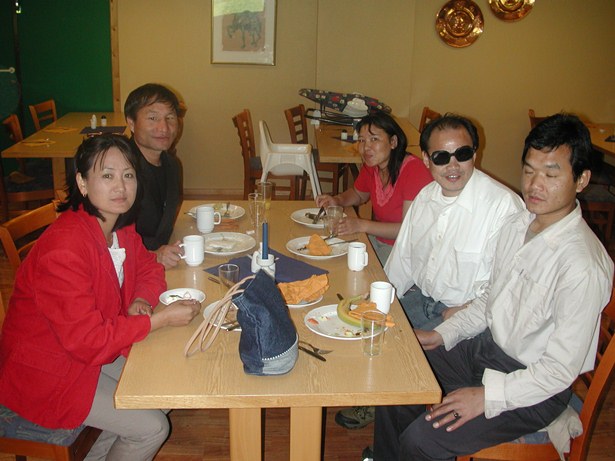 Photo: The resource group visit the training centre at Hurdal.from left front, Tshering, Kelzang, Leki, Kuenga and Pema.